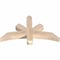 Ekena Millwork Alberta Smooth Timber Gable Bracket, Douglas Fir, 36"W x 21"H x 3 1/2"D x 3 1/2"F, 14/12 Pitch GBW036X21X0404ALB00SDF - alternate 3